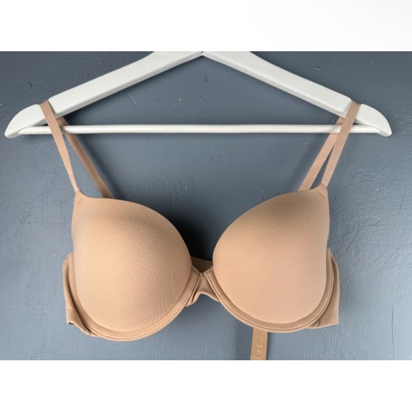 SKIMS Other - SKIMS Sz 34C Clay Fits Everybody Push Up Demi Bra